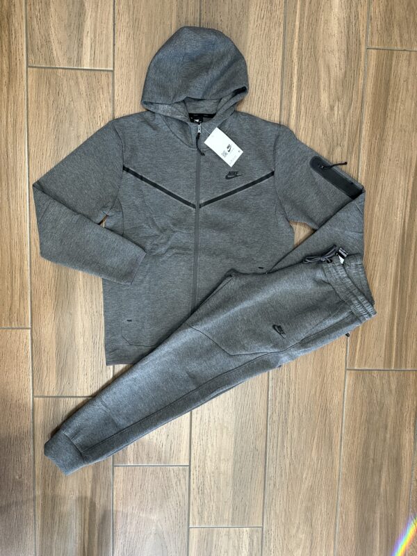 Nike Tech,Pambuk shume i plote ,per Meshkuj, Gri e erret