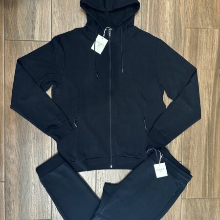 Kostum Pambuk, per Meshkuj, Black