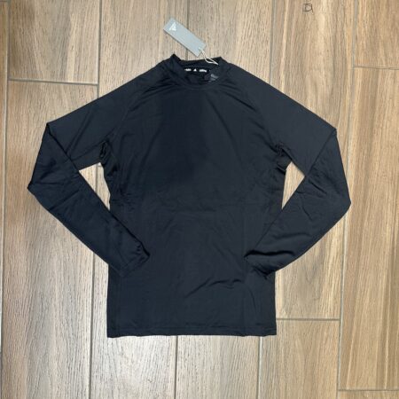 Compression T-Shirt,Adidas,Microfiber,Per Meshkuj,Black