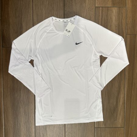 Compression T-Shirt,Nike,Mikrofiber,Per Meshkuj,White