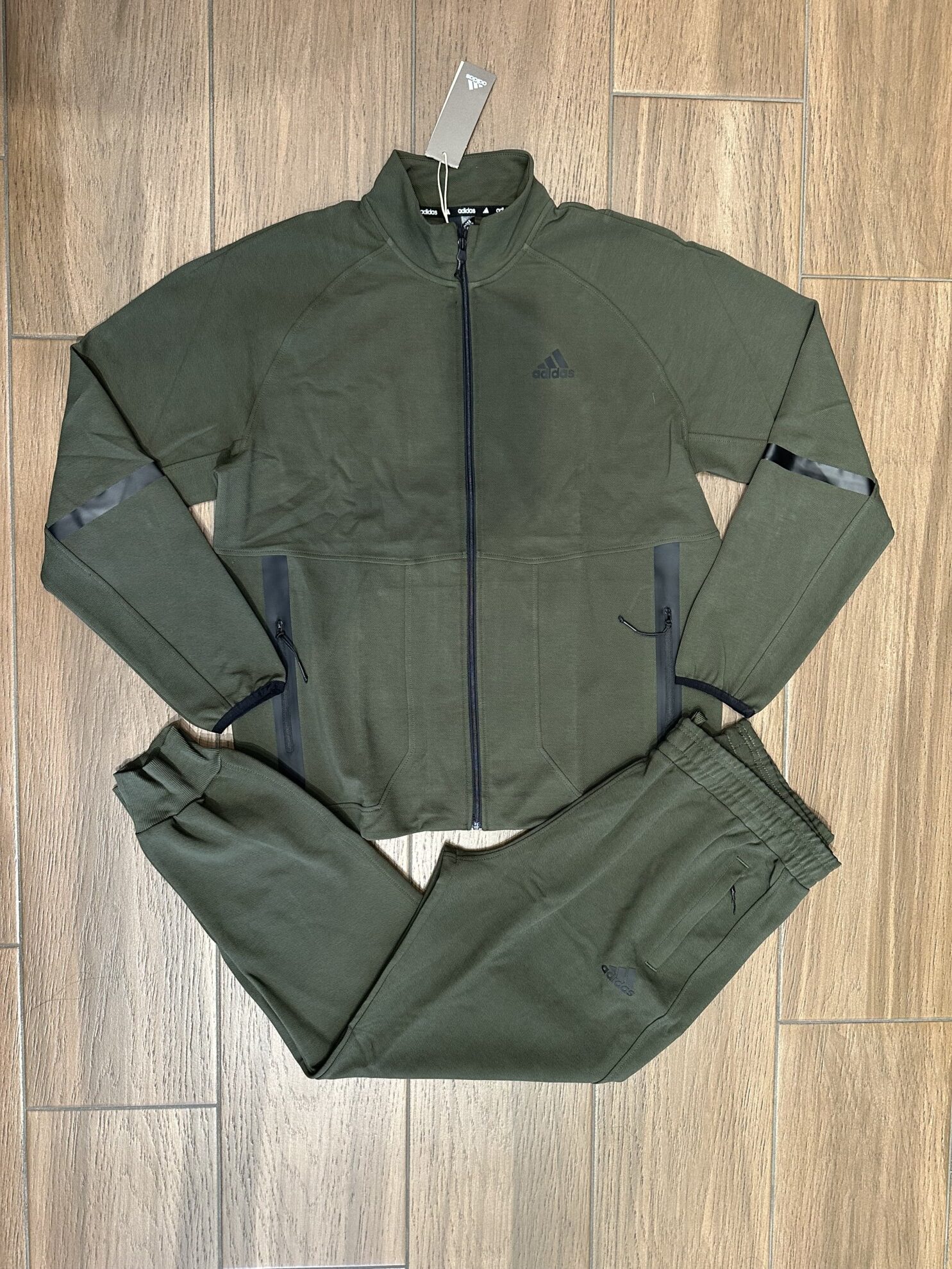 Adidas,Pambuk+Mikrofiber i plote,Haki