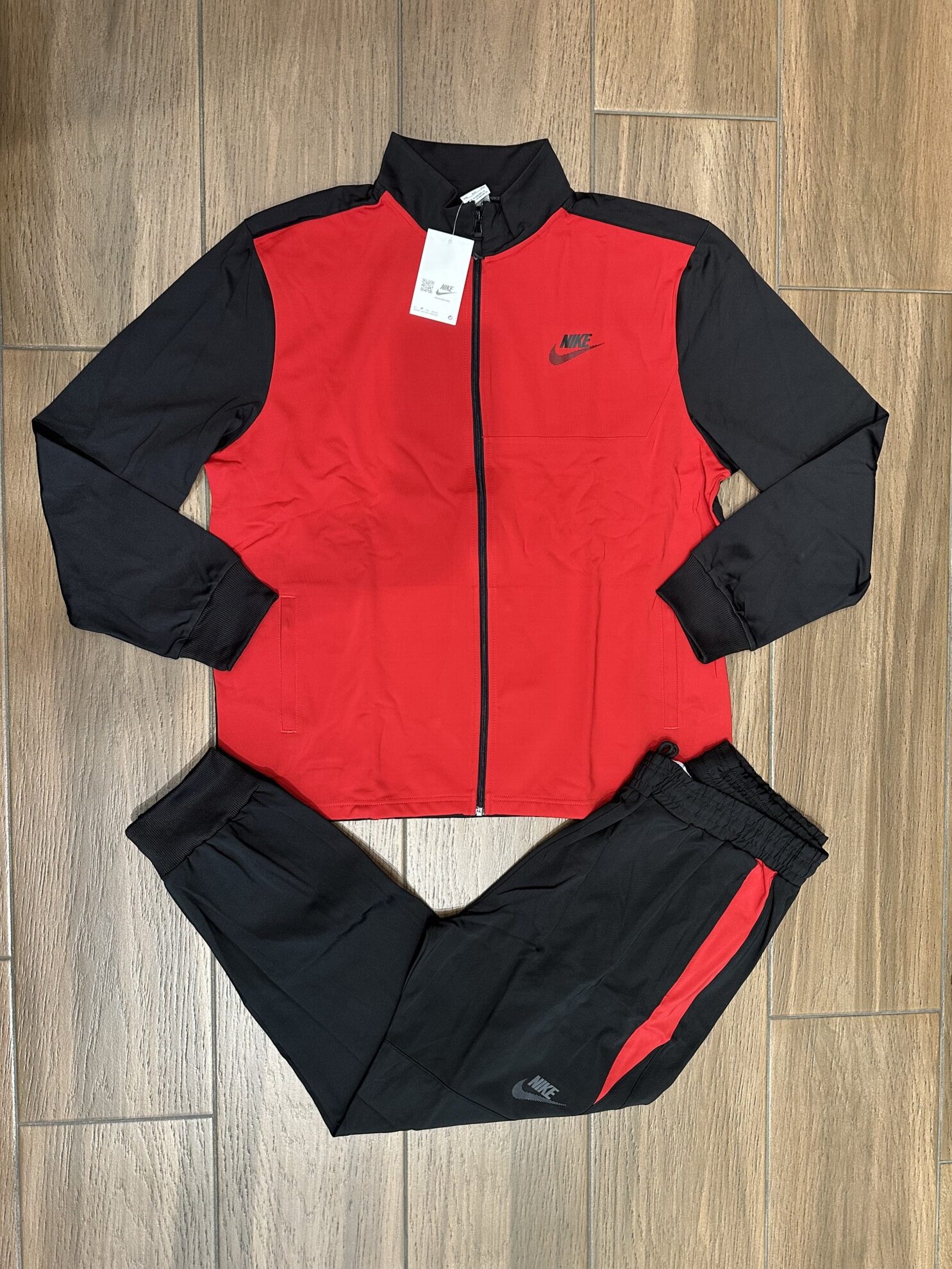 Black/ Red, Mikrofiber, Per meshkuj,Nike