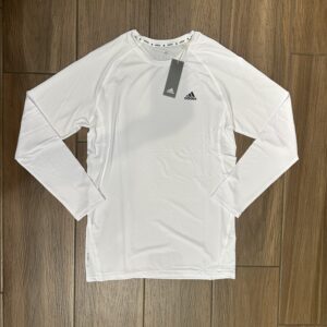 Compression T-Shirt,Adidas,Mikrofiber,Per Meshkuj,White