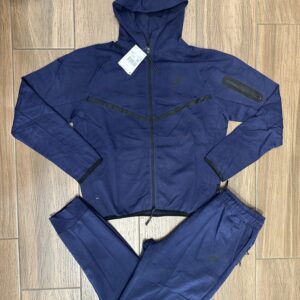 Nike Tech,Pambuk i plote ,per Meshkuj,blu i Erret