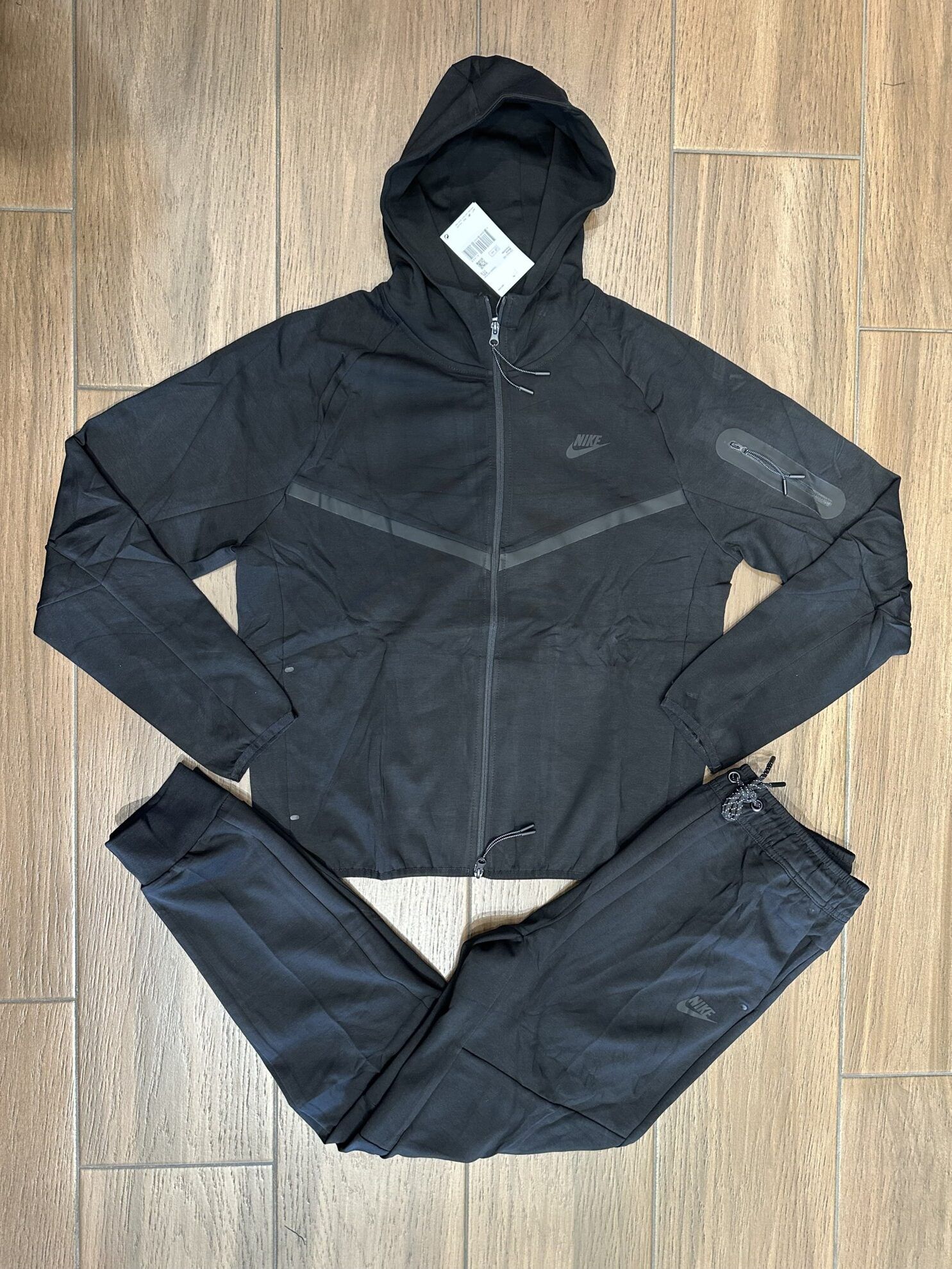 Nike Tech,Pambuk ,per Meshkuj,Black