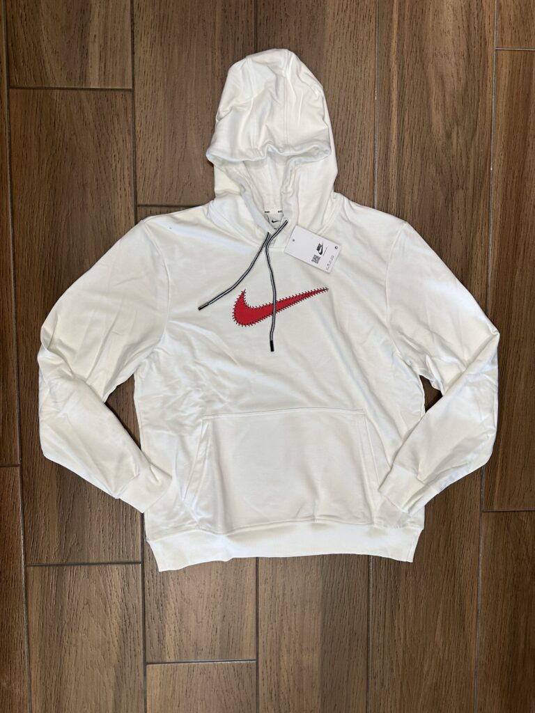 White,Hoodie Pambuk ,per Meshkuj,Nike