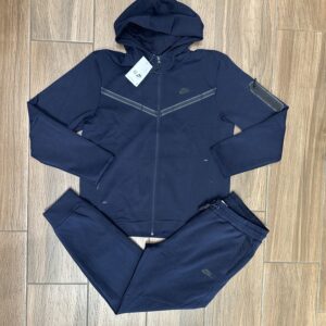 Nike Tech,Pambuk shume i plote ,per Meshkuj, Blu i Erret