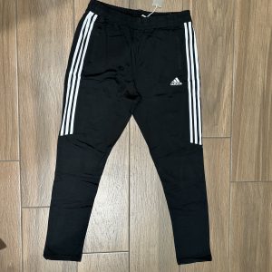 Adidas Mikrofiber per Meshkuj Black Slim Fit