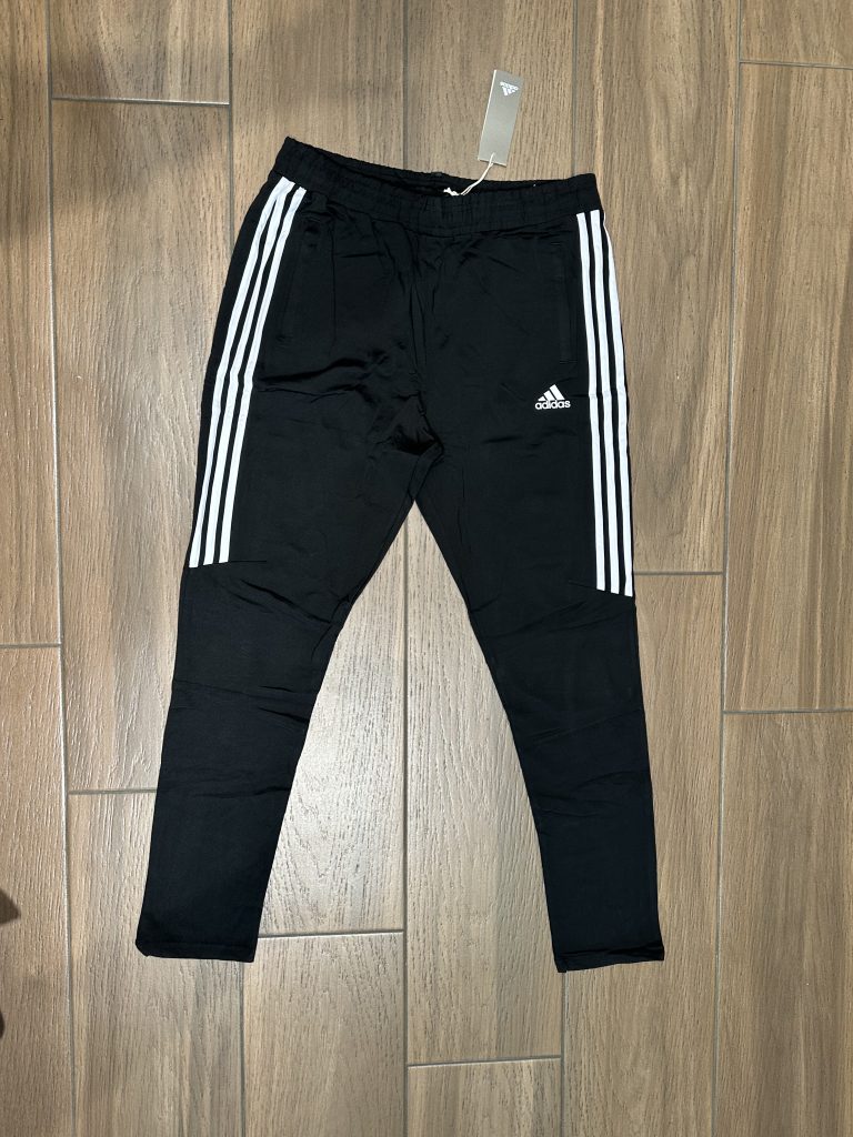 Adidas Mikrofiber per Meshkuj Black Slim Fit